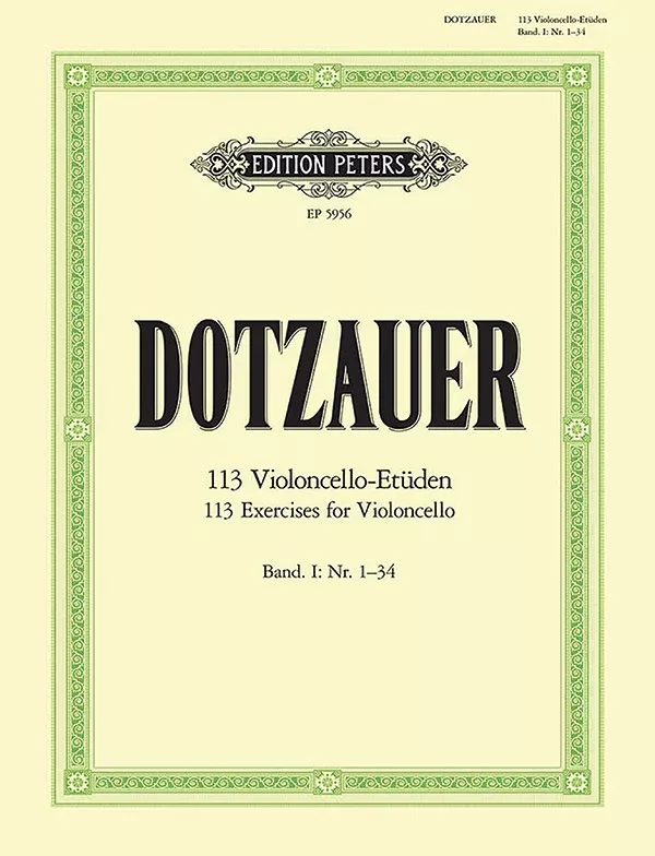 113 Exercises for Violoncello, Book 1: Cello (Solo) Studies