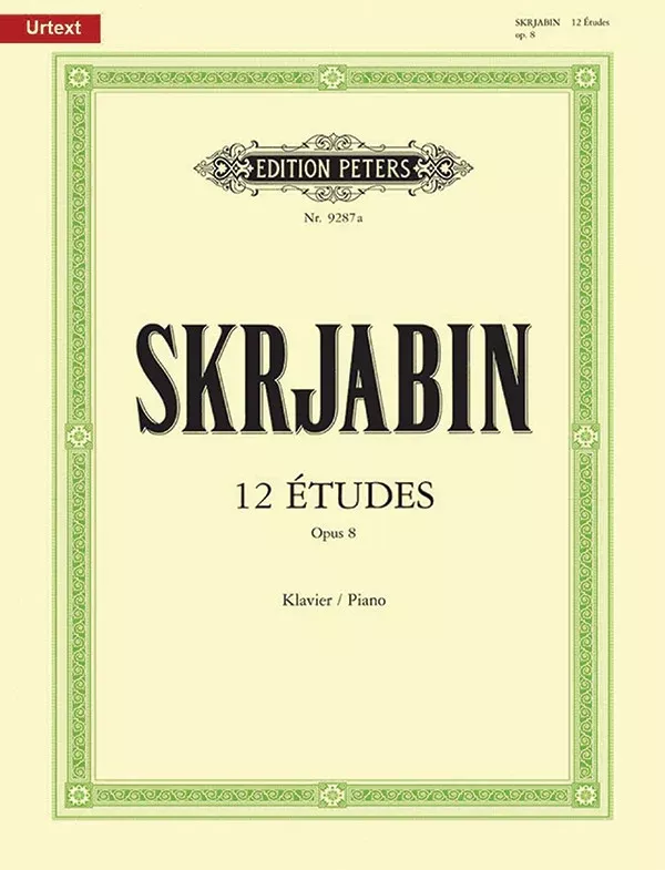 12 Études Op. 8 for Piano: Piano (Solo)