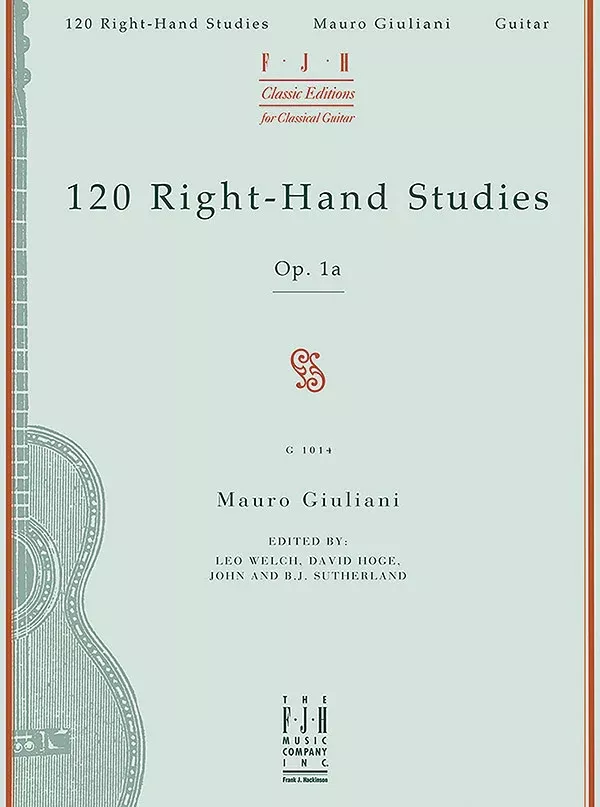 120 Right-Hand Studies: Intermediate Guitar Book