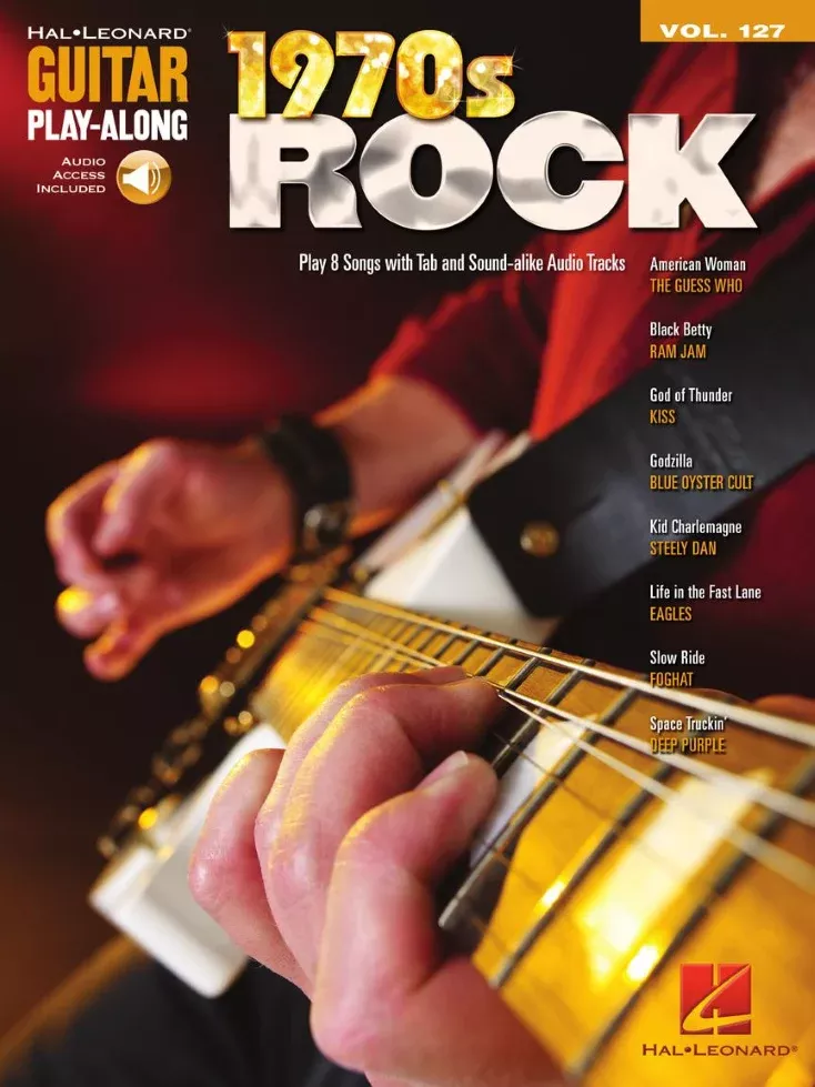 1970s Rock Guitar Play Along Volume 127 Book & OLA