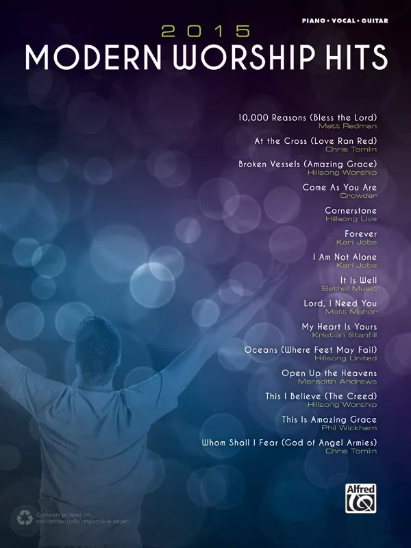 2015 Modern Worship Hits: Piano/Vocal/Guitar Book