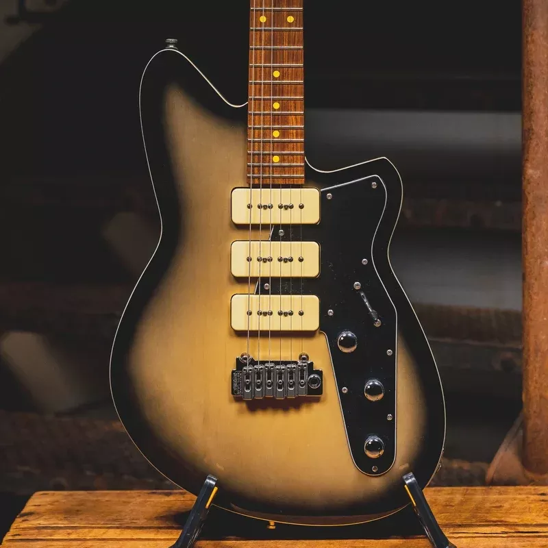 2019 Reverend Jetstream 390 Electric Guitar, Korina Burst – Used