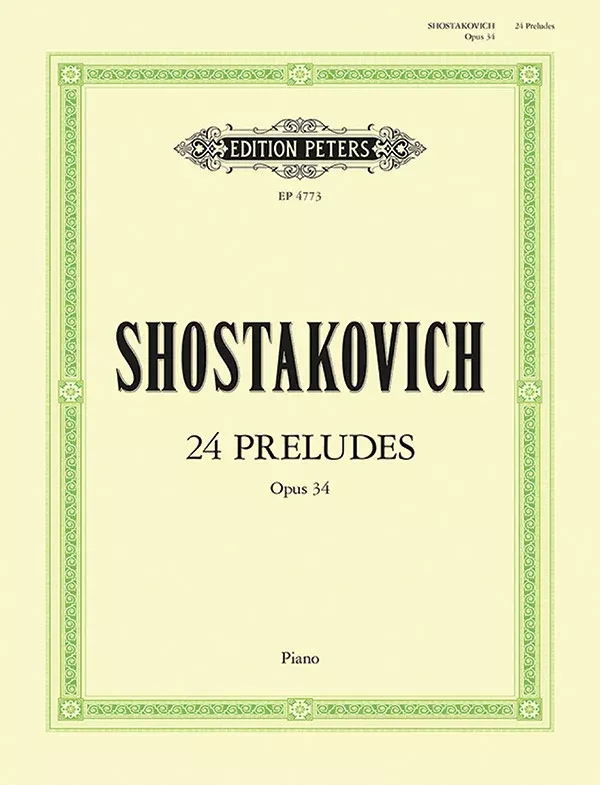 24 Preludes Op.34: Piano (Solo)