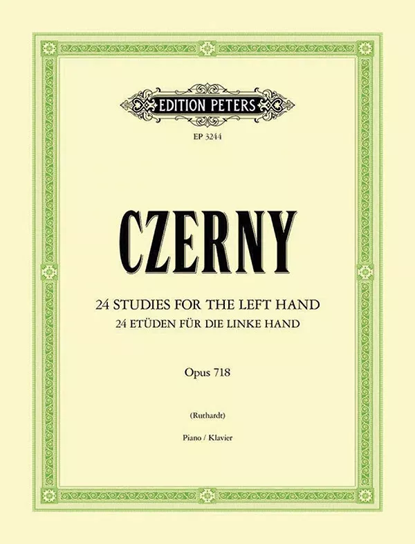 24 Studies for the Left Hand Op.718: Piano Studies