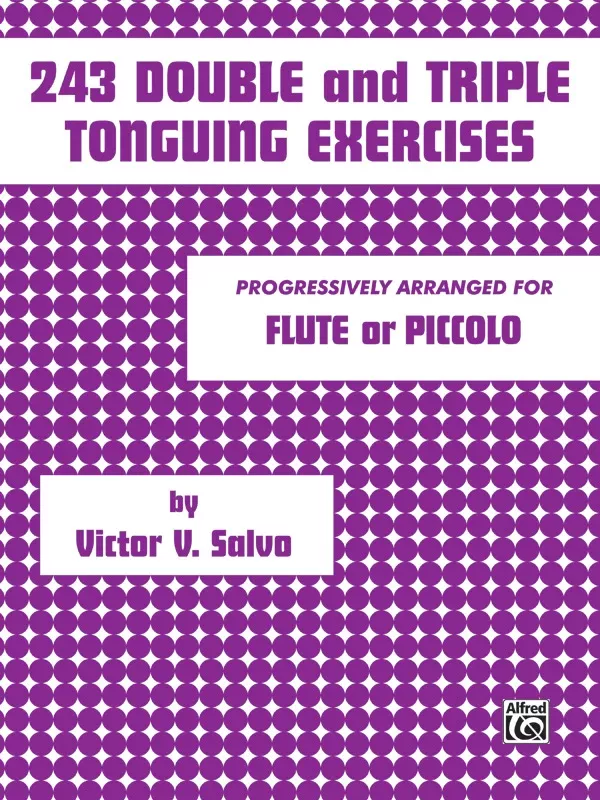 243 Double and Triple Tonguing Exercises: Flute Book
