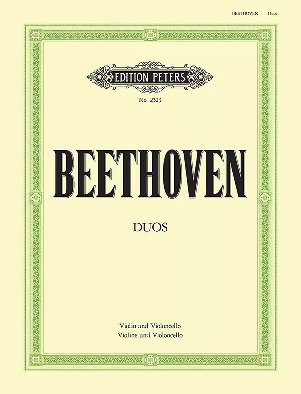 3 Duos WoO 27 (Arranged for Violin and Cello): String Duets