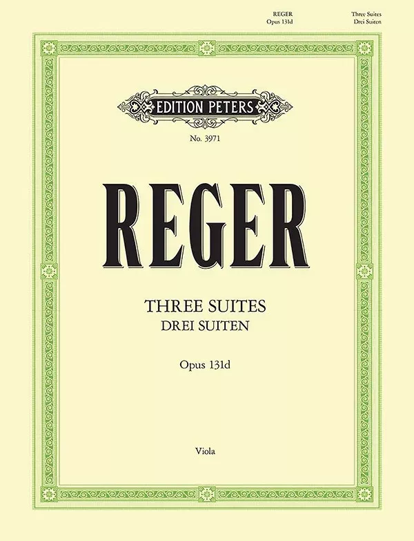 3 Suites for Viola Solo Op. 131d: Viola (Solo)
