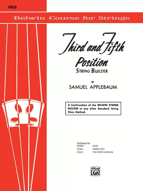 3rd and 5th Position String Builder: Viola Book
