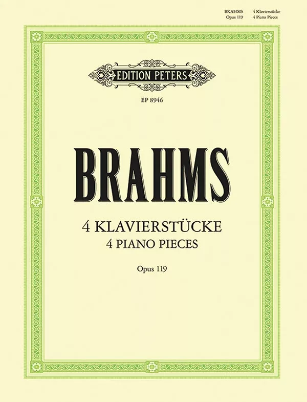 4 Pieces Op.119: Piano Solo