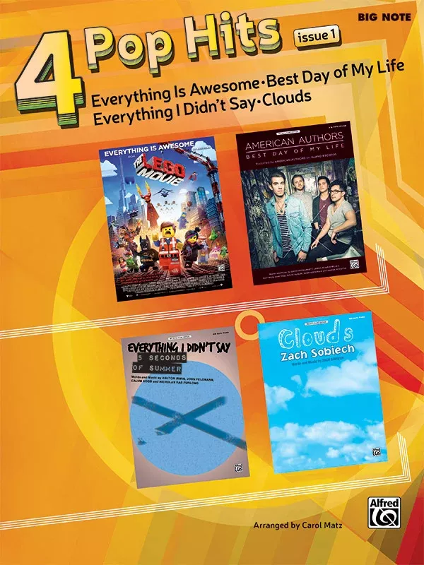 4 Pop Hits: Issue 1: Piano Book