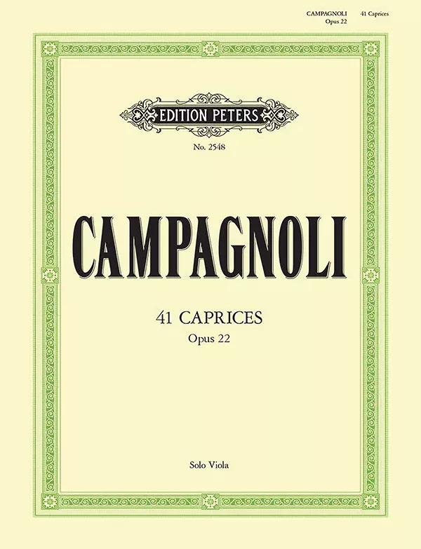 41 Caprices Op. 22 for Viola: Viola (Solo)