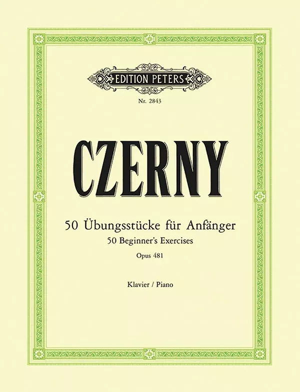 50 Beginner's Exercises Op.481: Piano Studies