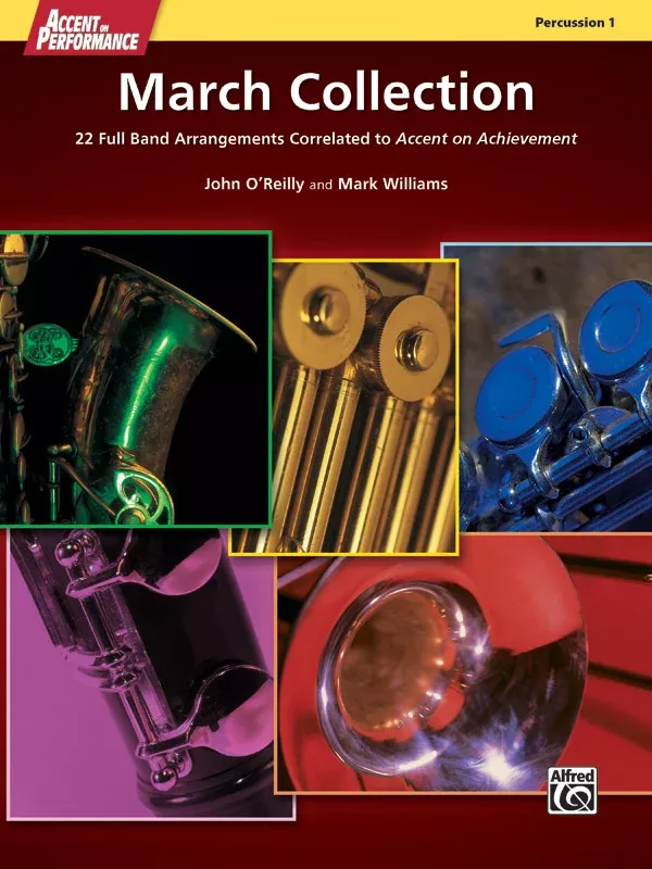 Accent on Performance March Collection: Percussion Book