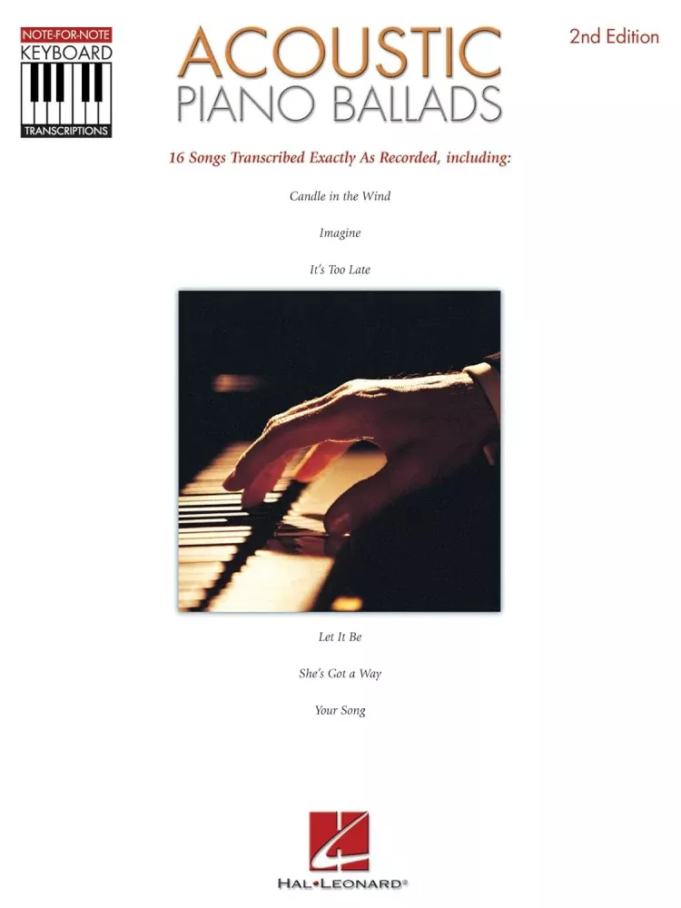 Acoustic Piano Ballads Keyboard Transcriptions