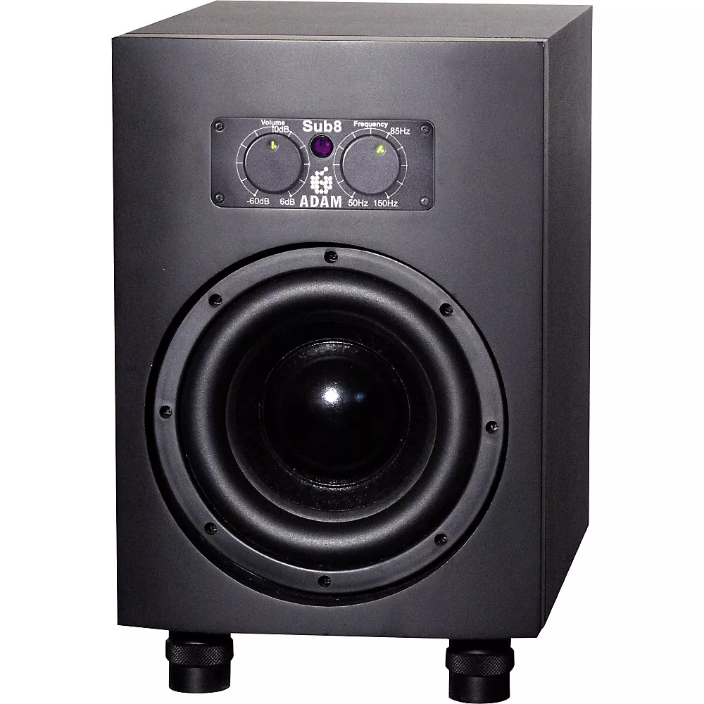 ADAM Audio Sub8 8" Powered Studio Subwoofer (Each) Black