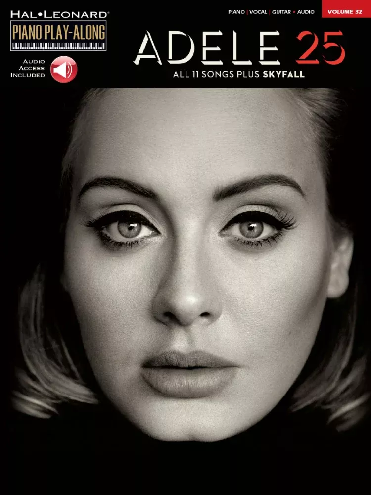 Adele 25 Piano Play Along Volume 32 BK/OLA