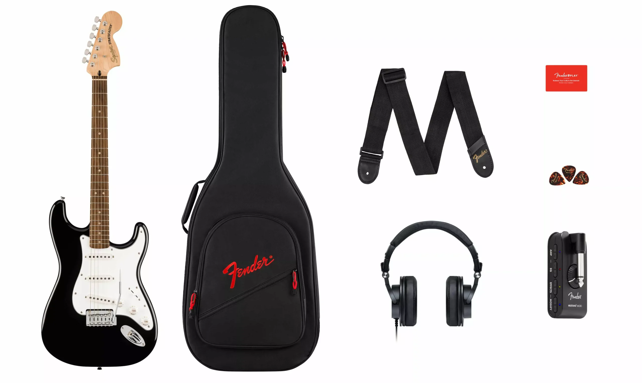 Affinity Series™ Stratocaster Mustang™ Micro Pack