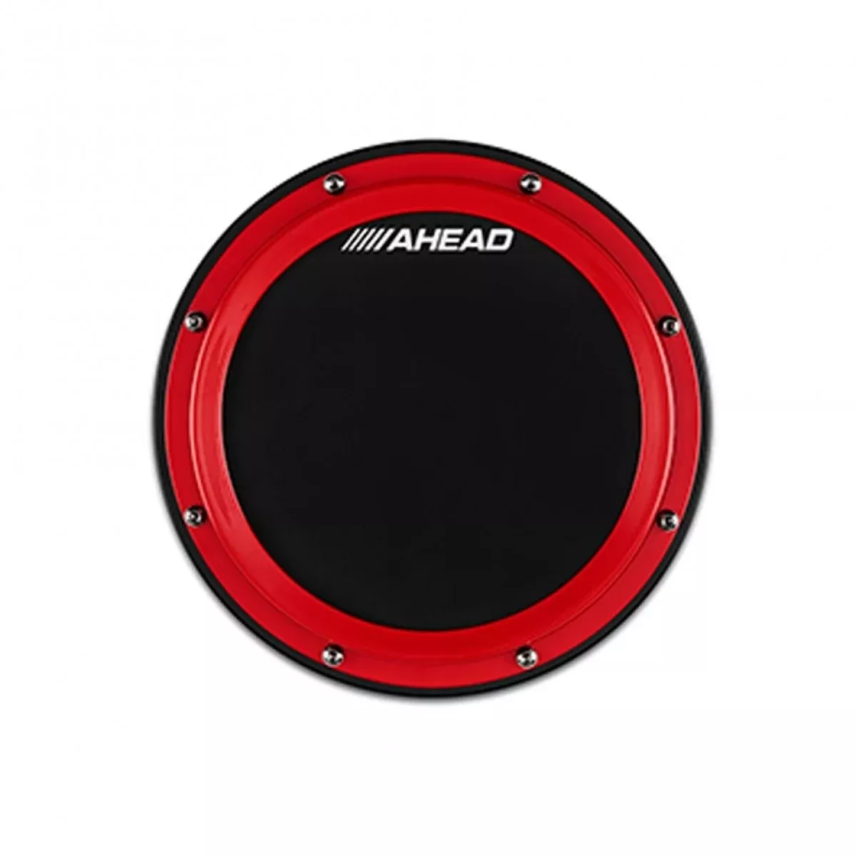 Ahead 10″ S-Hoop Practice Pad with Snare Sound – Red Hoop