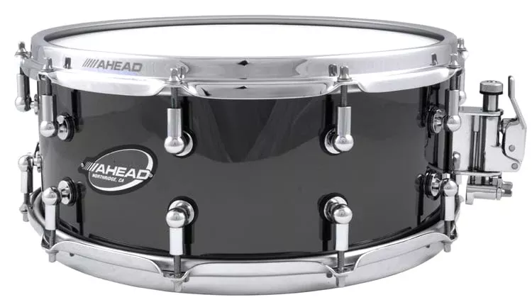 Ahead 14 X 6′ Black On Brass Snare W/Brunson Lugs
