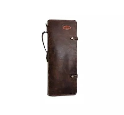 Ahead Brown Handmade Leather Stick Case