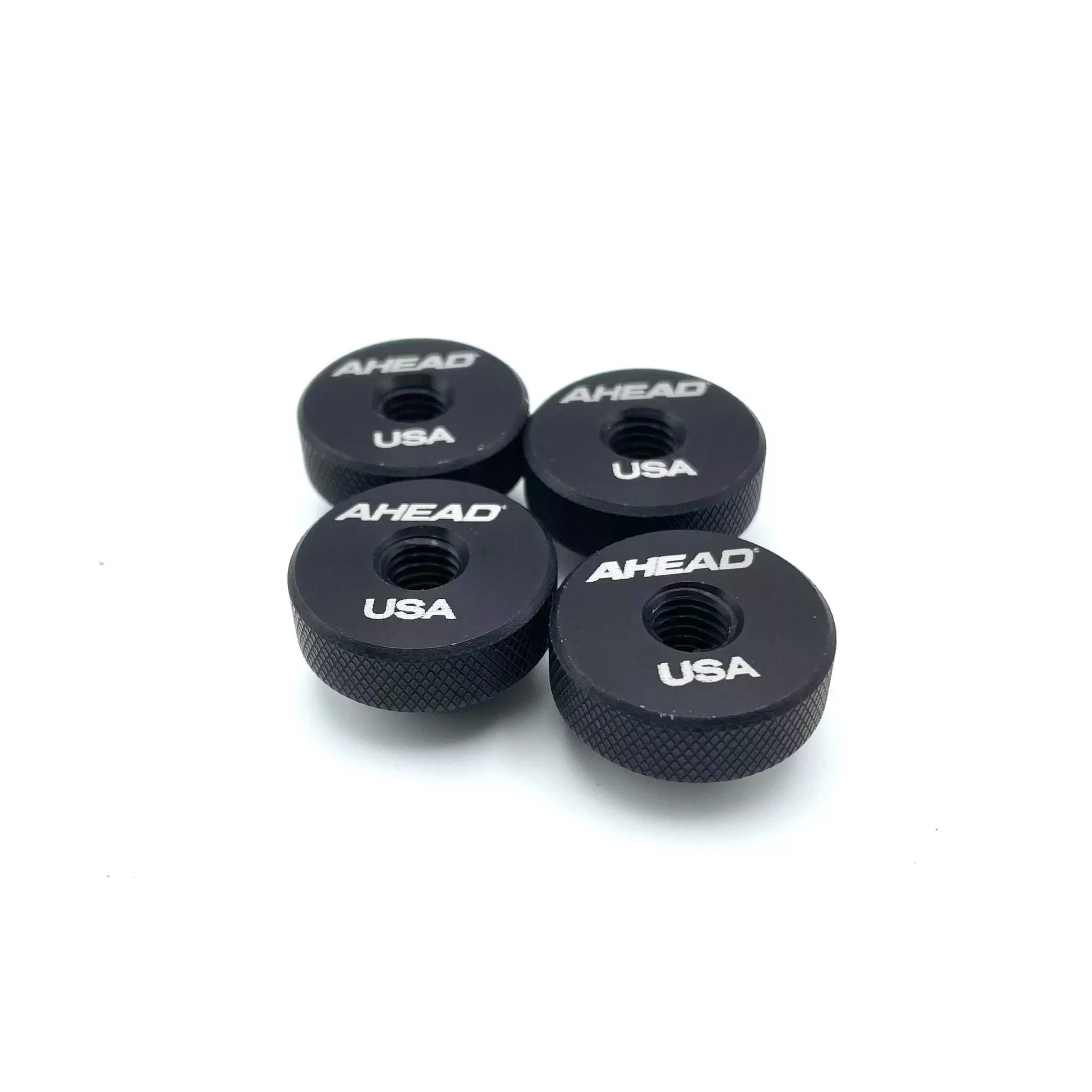 Ahead Speed Nut Cymbal Toppers 4 Pack - Black – AHSN-BLK