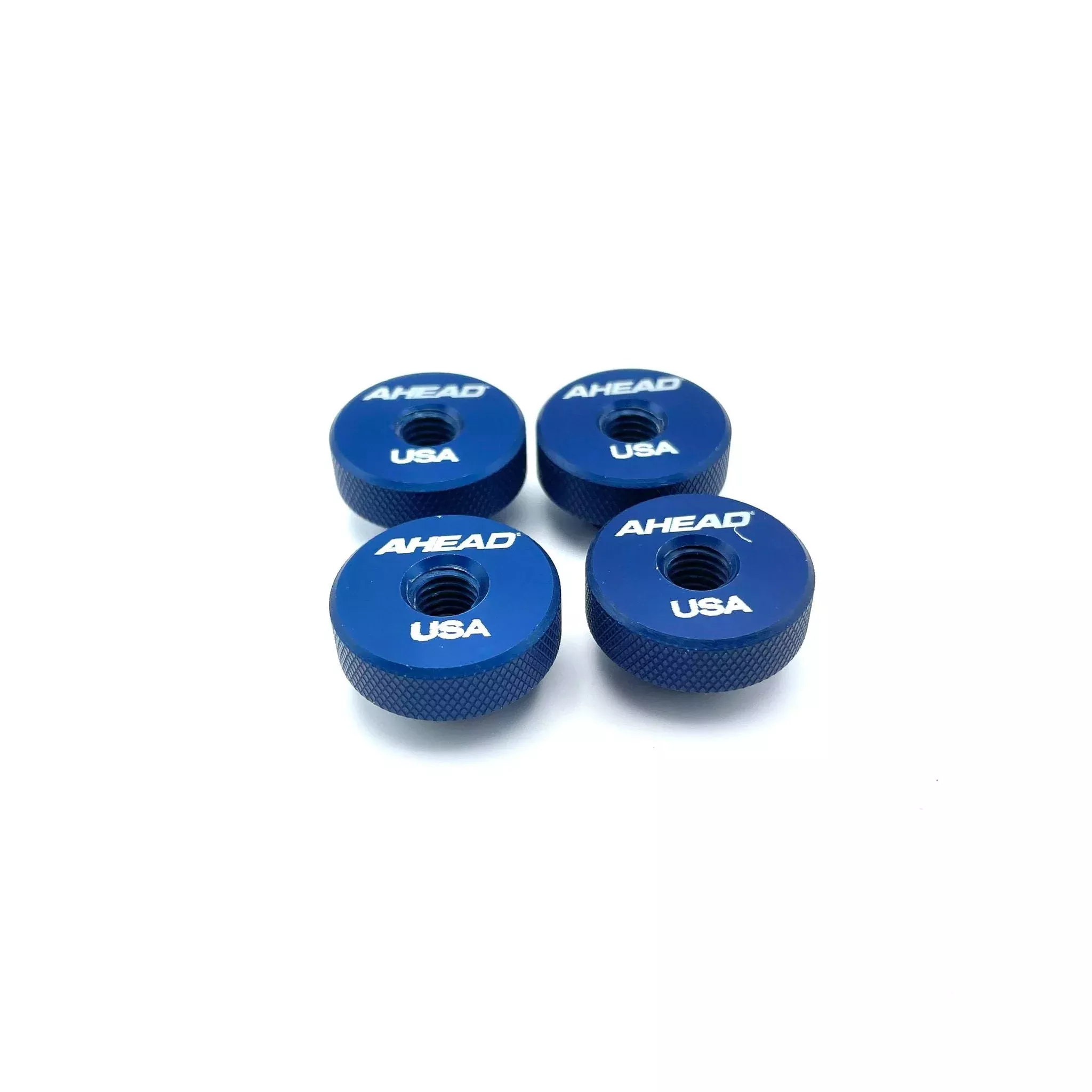 Ahead Speed Nut Cymbal Toppers 4 Pack – Blue – AHSN-BLU