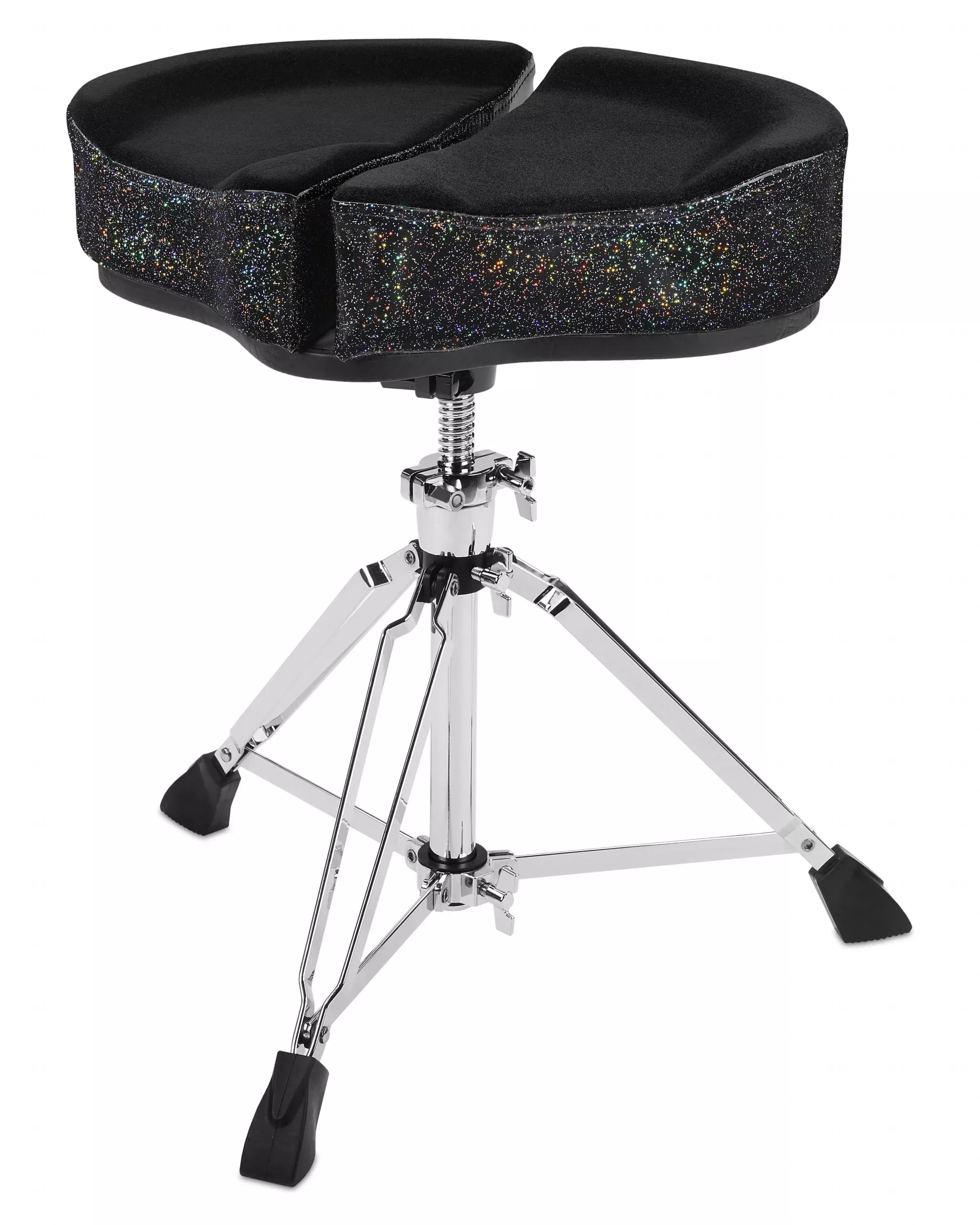 Ahead Spinal-G Saddle Black Sparkle Top with 3 Leg Base