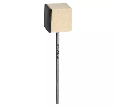 Ahead Two-Way Rubber Cube Felt Beater Square Super Dense Felt and Gum Rubber Beater