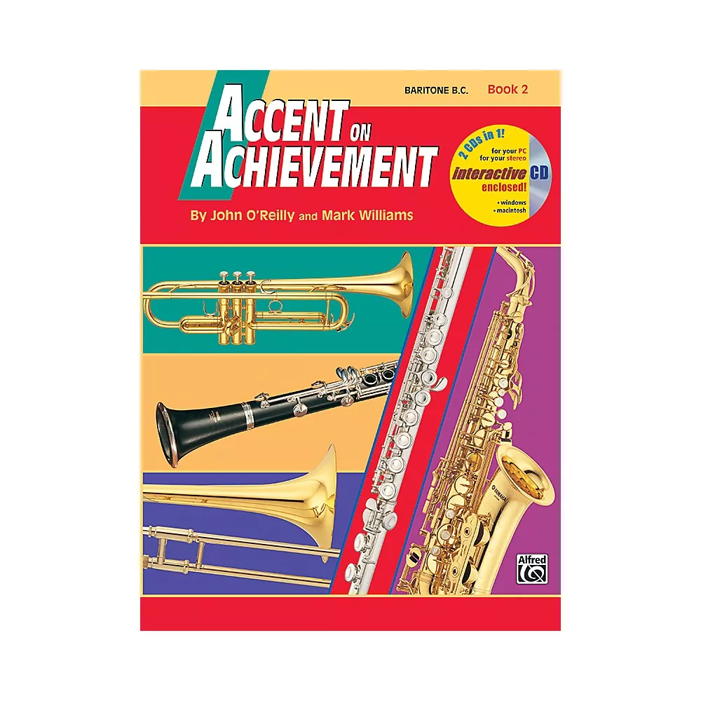 Alfred Accent on Achievement Book 2 Baritone B.C. Book & CD