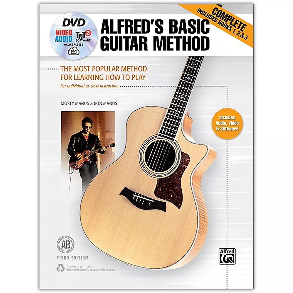 Alfred Alfred's Basic Guitar Method, Complete Book, DVD & Online Audio, Video & SoftwareRevised