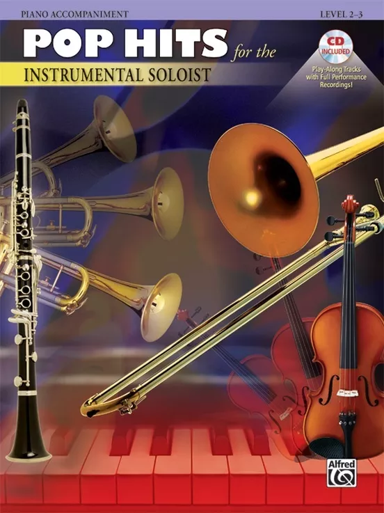 Alfred IFM0515CD Pop Hits for the Instrumental Soloist Piano Accompanimentw/ CD