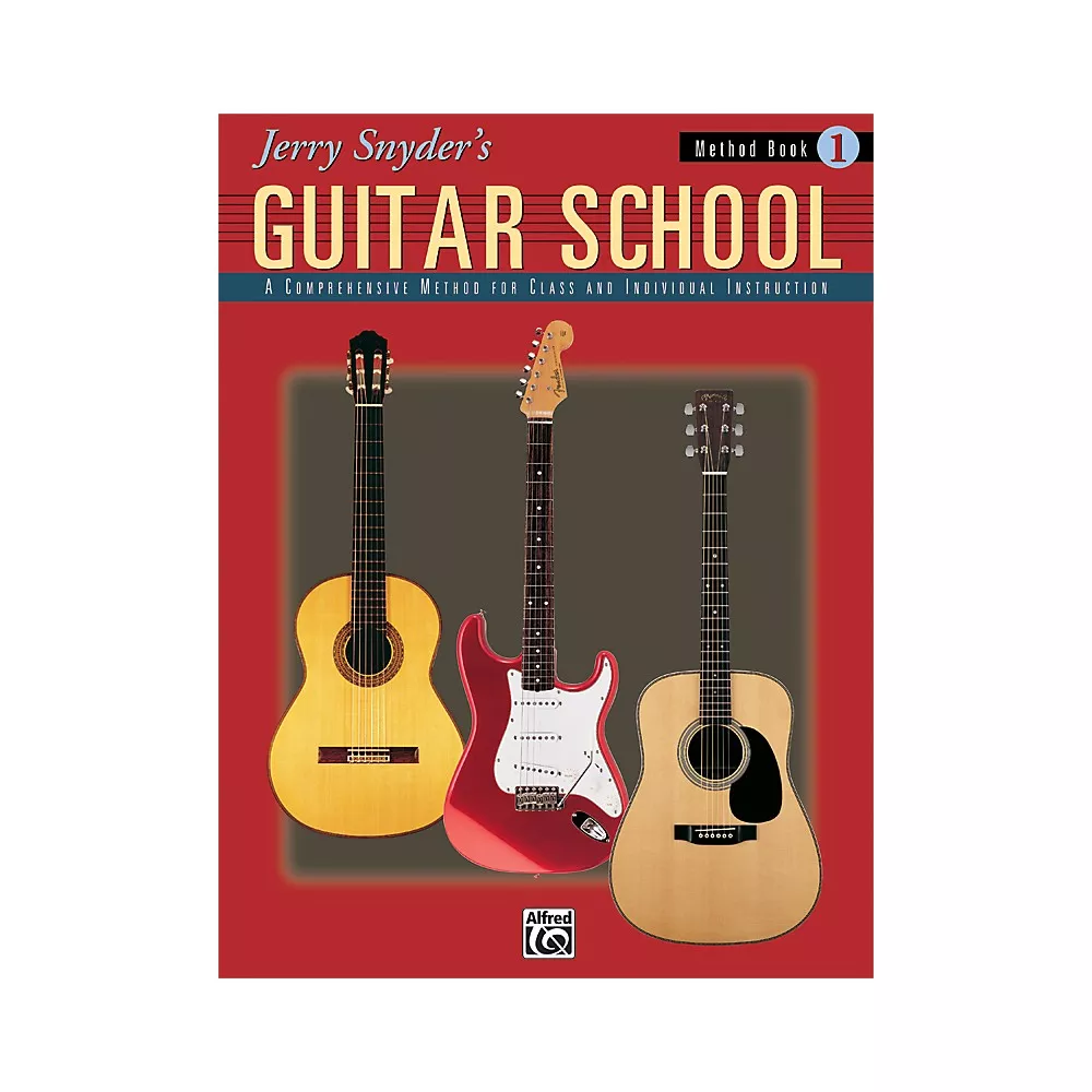 Alfred Jerry Snyder's Guitar School Method Book 1 (Book Online Audio)