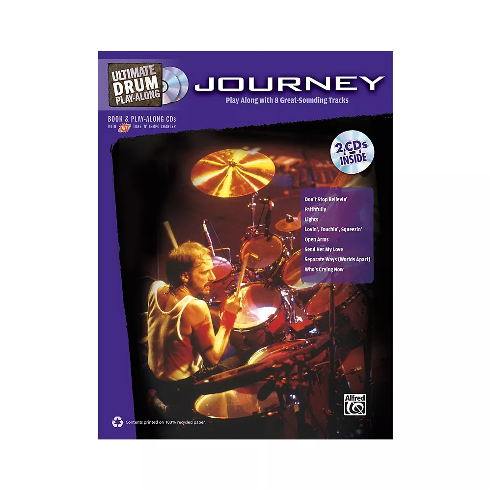 Alfred Journey - Ultimate Drum Play-Along Book & 2 CDs