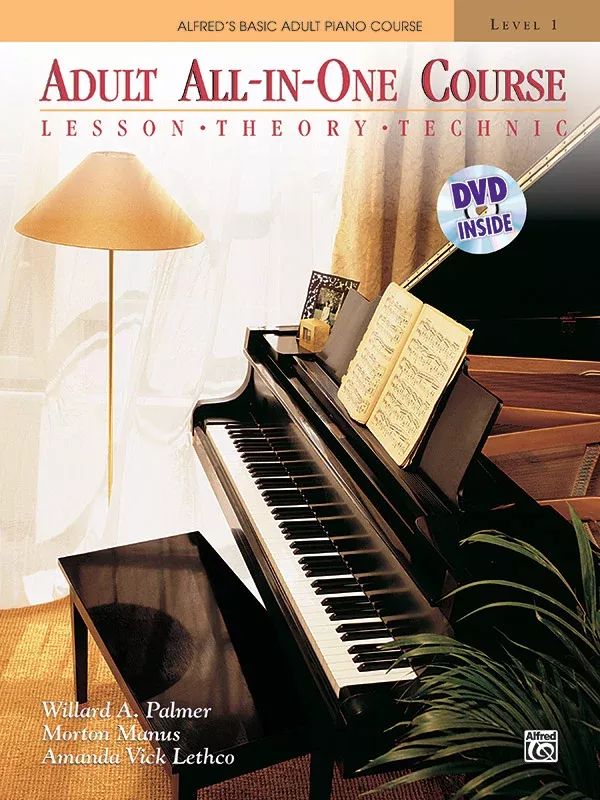Alfred's Basic Adult All-in-One Course, Book 1: Piano Book & DVD