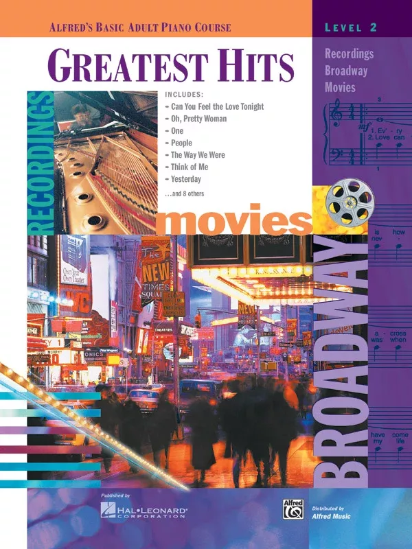 Alfred's Basic Adult Piano Course: Greatest Hits Book 2: Piano Book