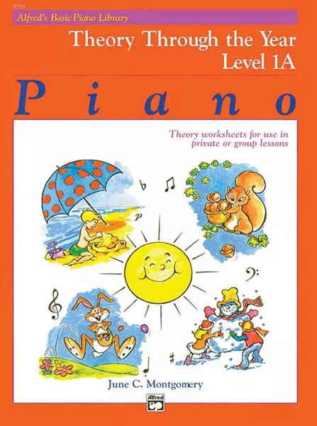 Alfred's Basic Piano Library: Theory Through the Year Book 1A: Piano Book