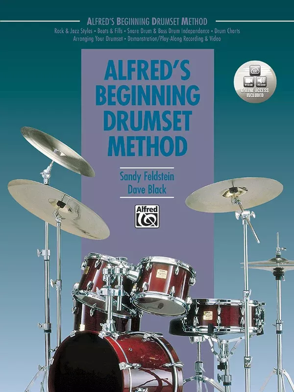 Alfred's Beginning Drumset Method: Drumset Book & Online Video/Audio
