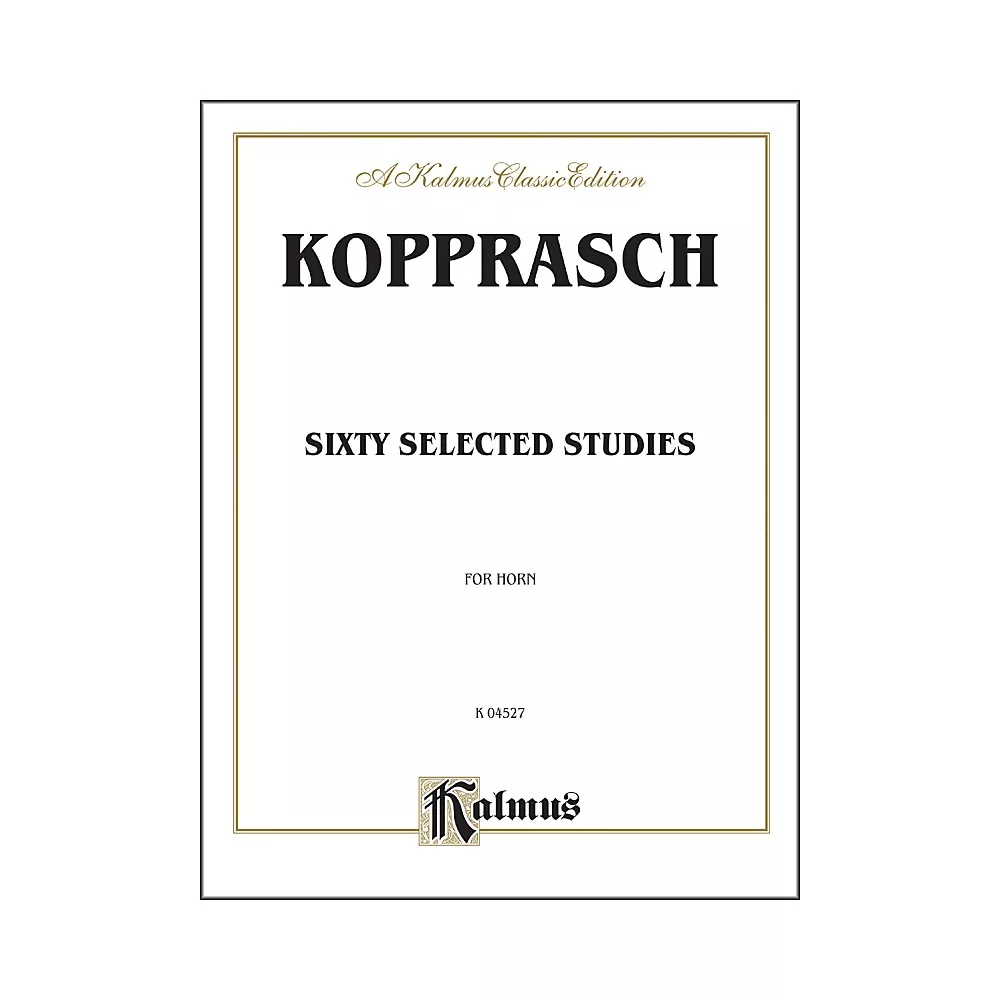 Alfred Sixty Selected Studies French Horn