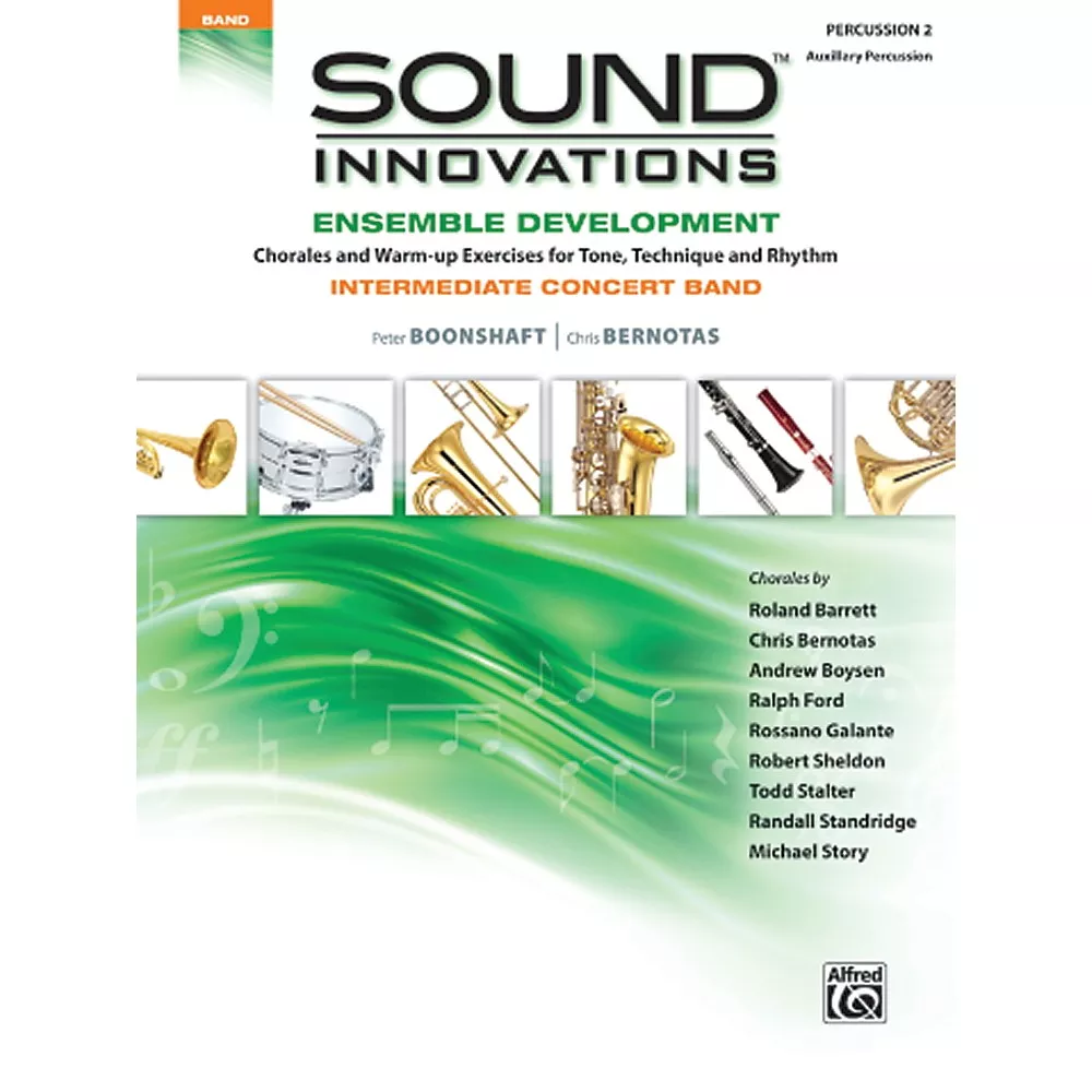 Alfred Sound Innovations Concert Band Ensemble Development Percussion 2 Book