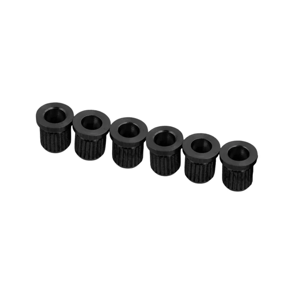 Allparts AP-0087 Standard Guitar String Ferrules, Black, Set of 6