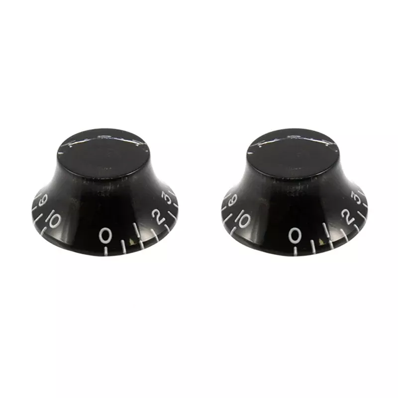Allparts PK-0140-023 Vintage Style Bell Knobs – Black (Pair)