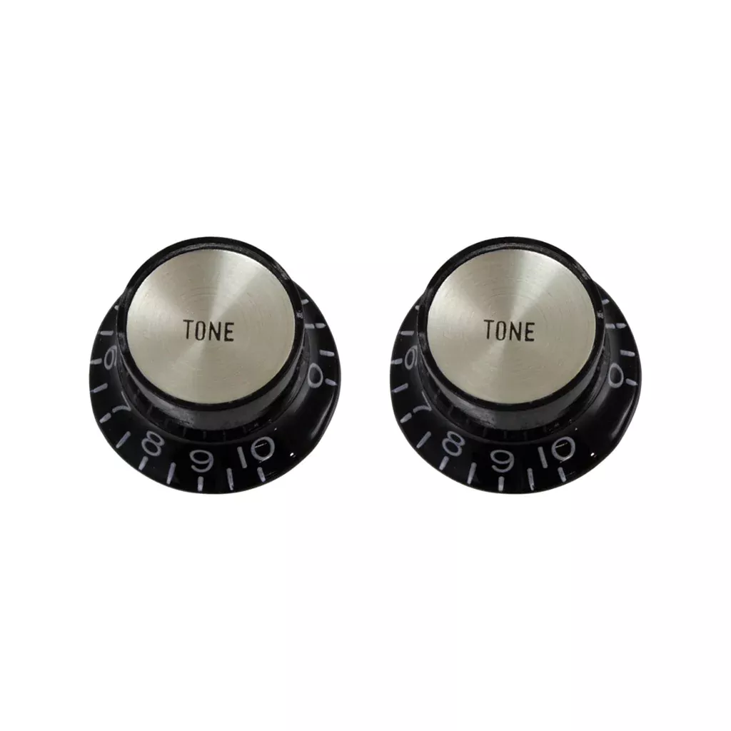 Allparts PK-3292-023 Reflector Tone Knobs, Set of 2