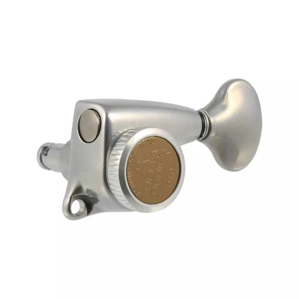 Allparts TK-7278 Gotoh Delta 6L Locking Tuners, Antique Chrome