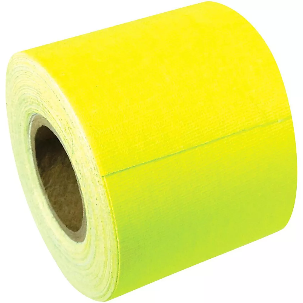 American Recorder Technologies Mini Roll Gaffers Tape 2 In x 8 Yards Flourescent Colors Neon Orange