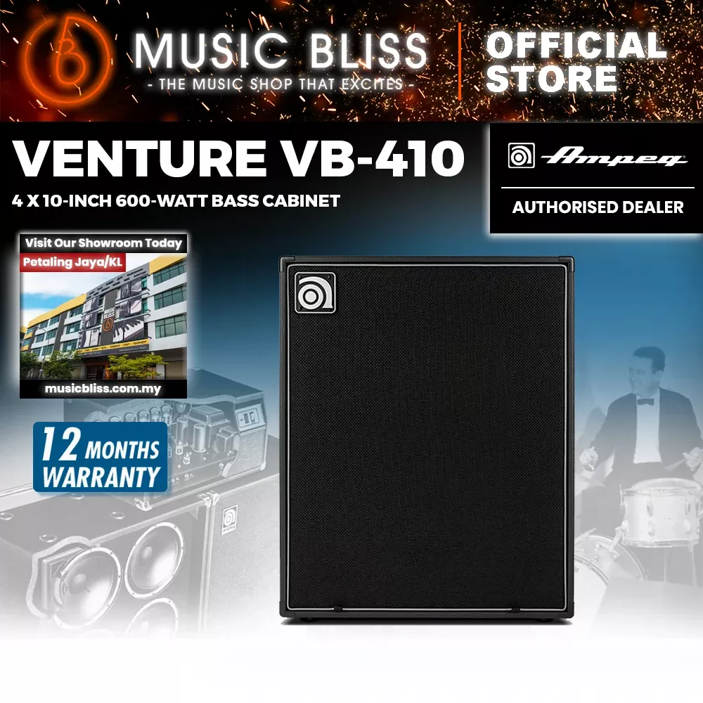 Ampeg Venture VB-410 4 x 10-inch 600-watt Bass Cabinet