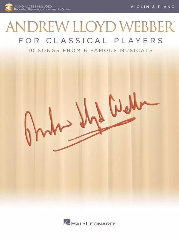 Andrew Lloyd Webber for Classical Players – Violin/Piano