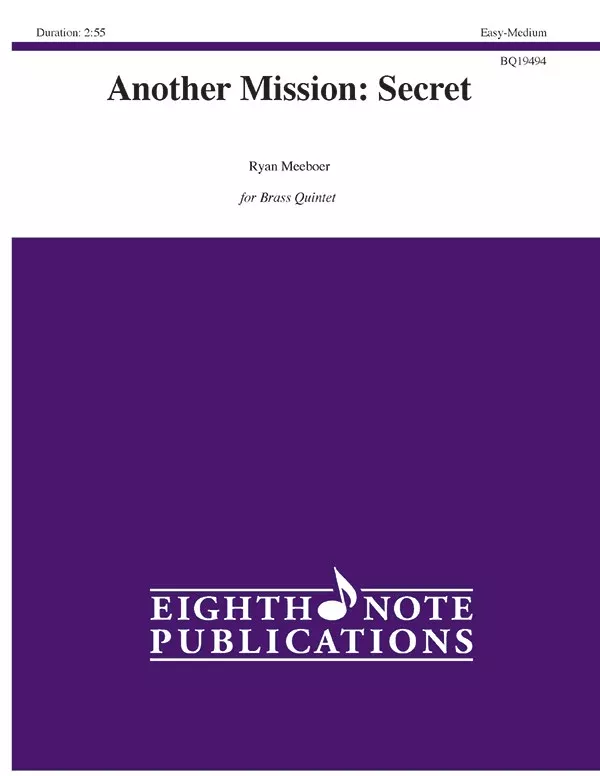 Another Mission: Secret: Brass Quintet Score & Parts