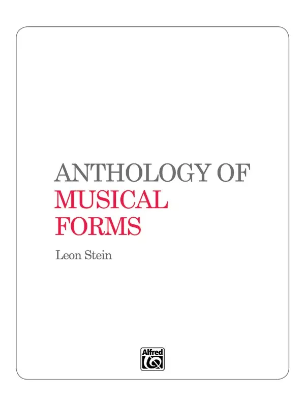 Anthology of Musical Forms: Book