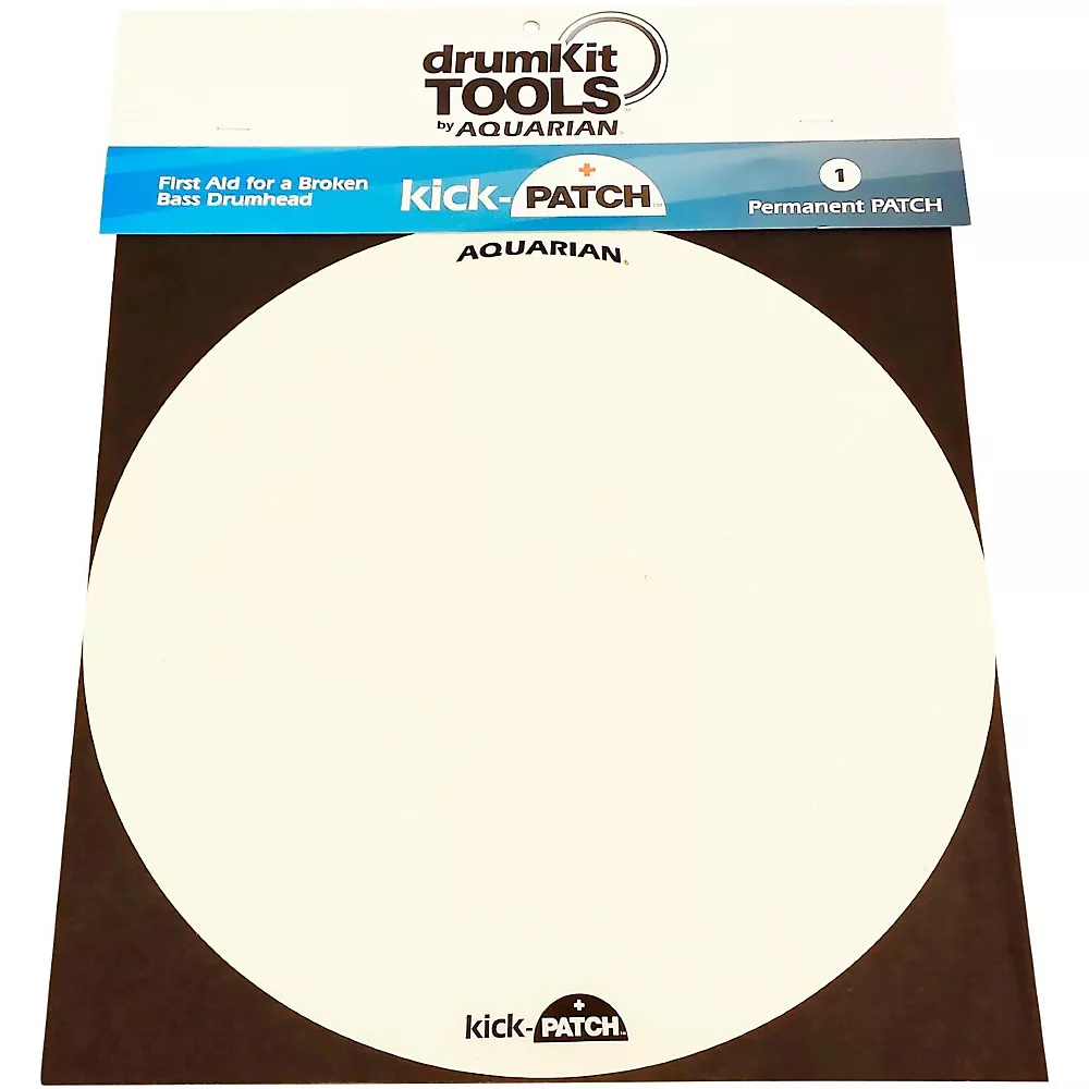 Aquarian drumKit Tools kickPATCH Bass Drum Head Repair