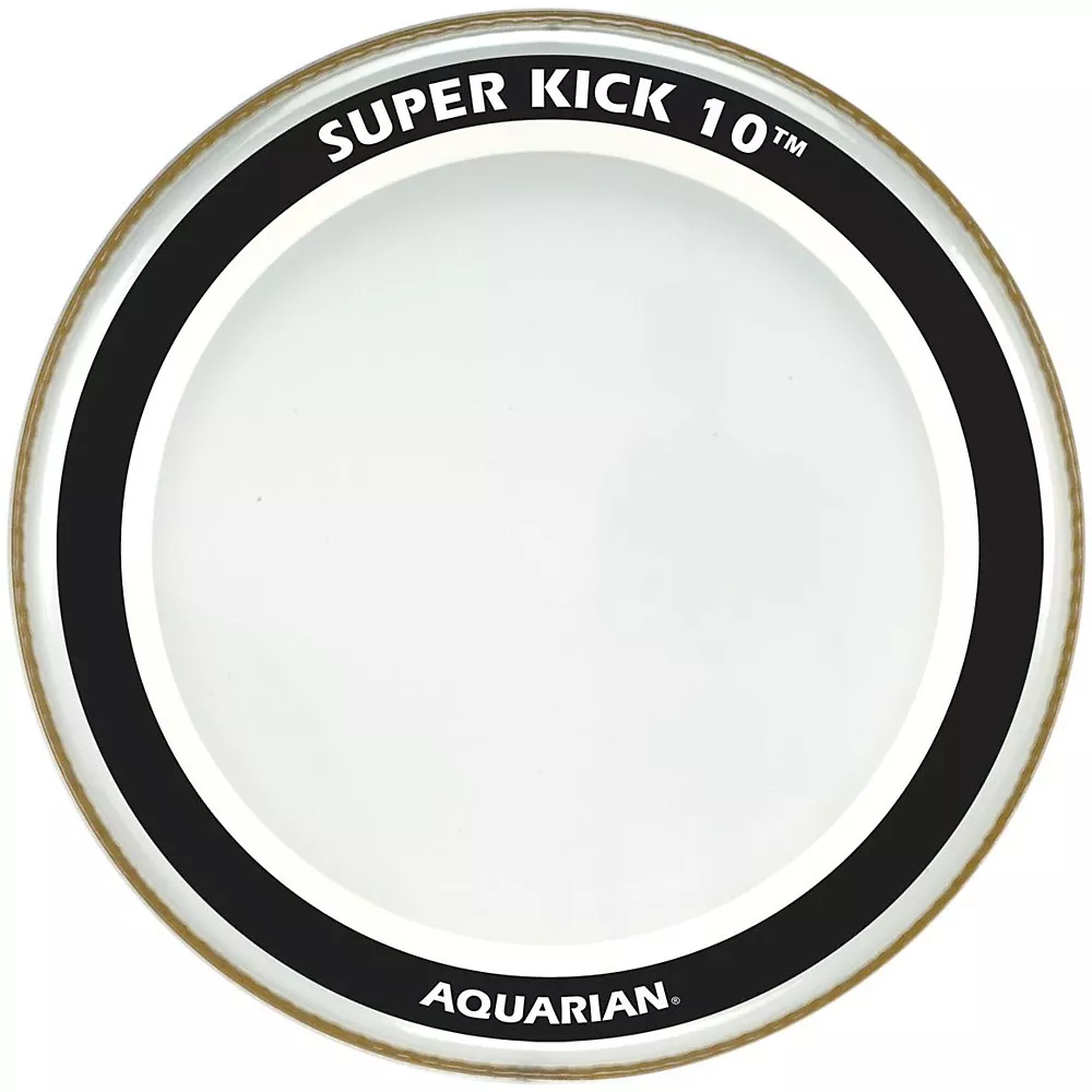 Aquarian Super Kick 10 Bass Drumhead - Clear 26 in.